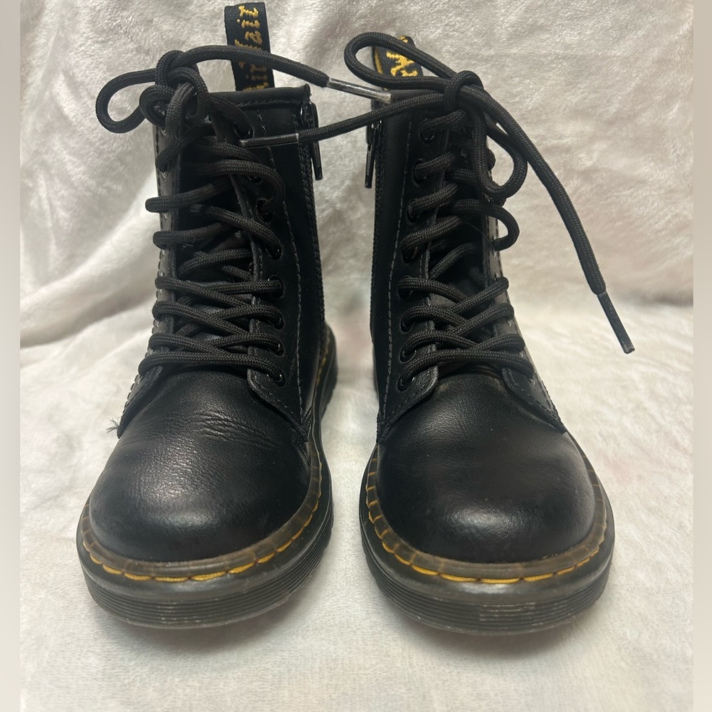 Dr. Martens Black Kids Boots